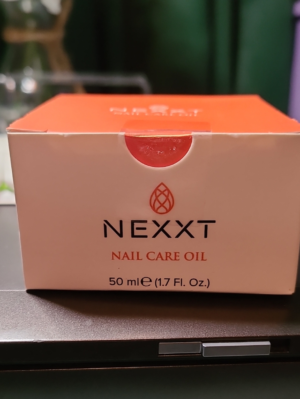 NEXXT Nail Care Oil — Peach Orange & White Box